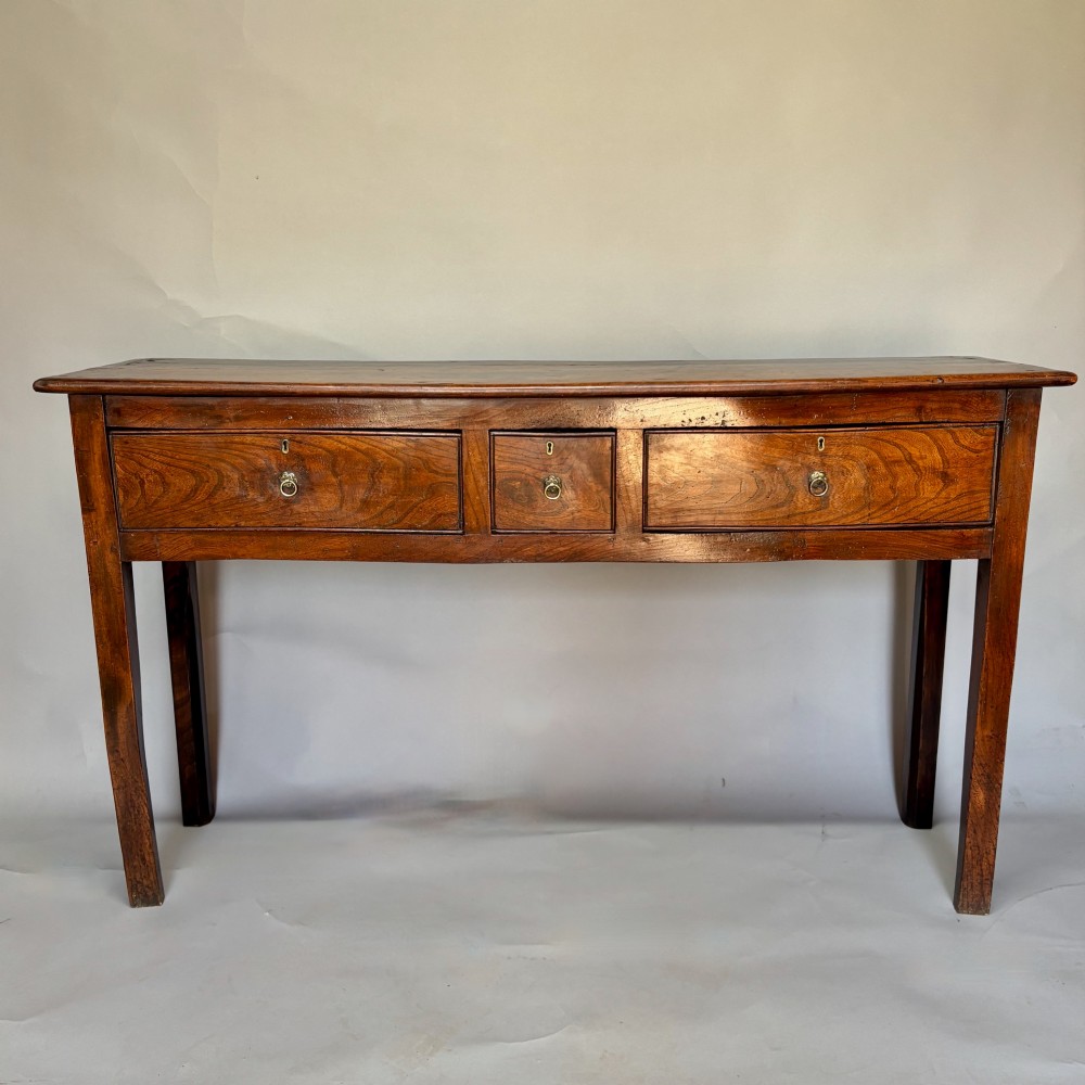 Nineteenth Century Elm and Sycamore Dresser Base
