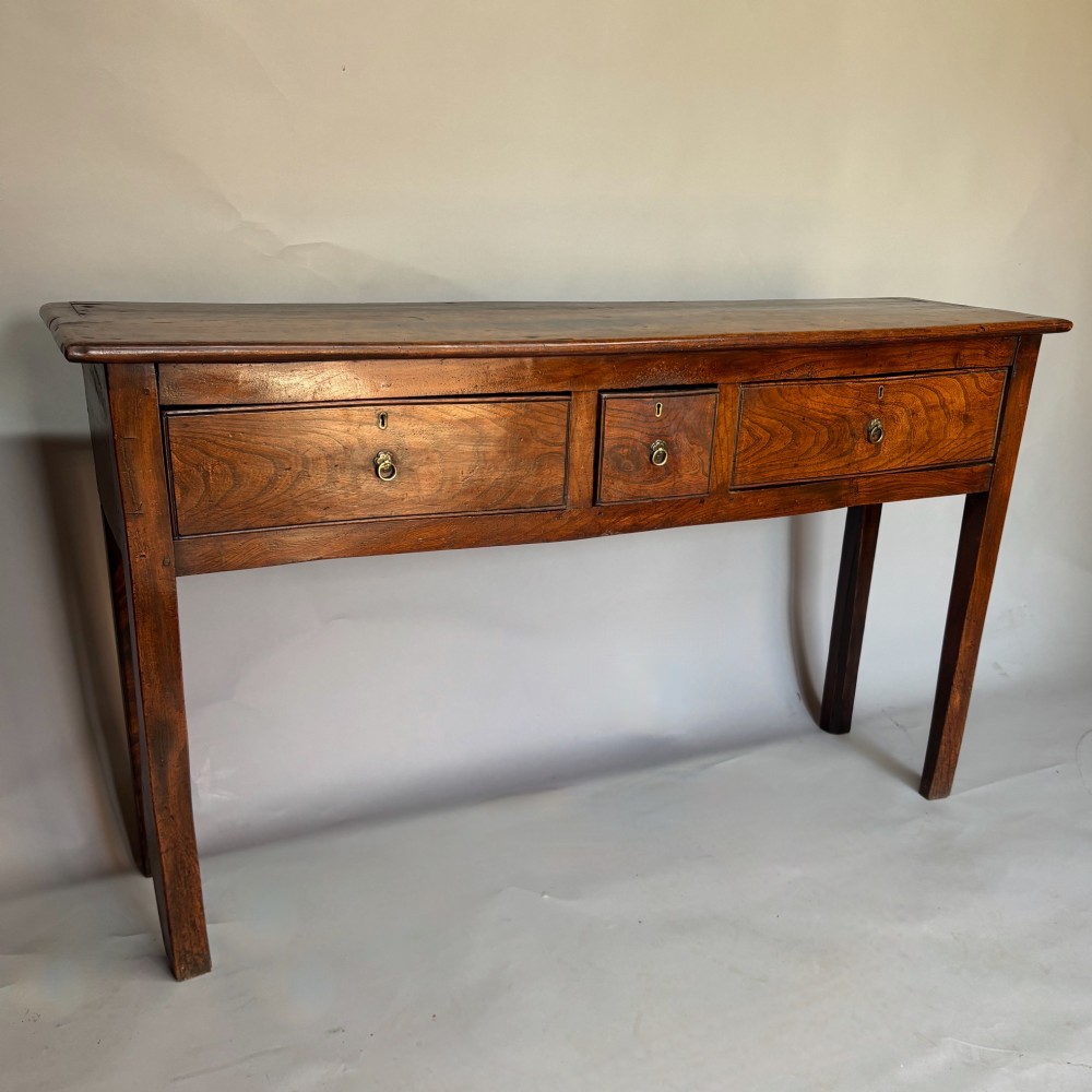 Nineteenth Century Elm and Sycamore Dresser Base View II