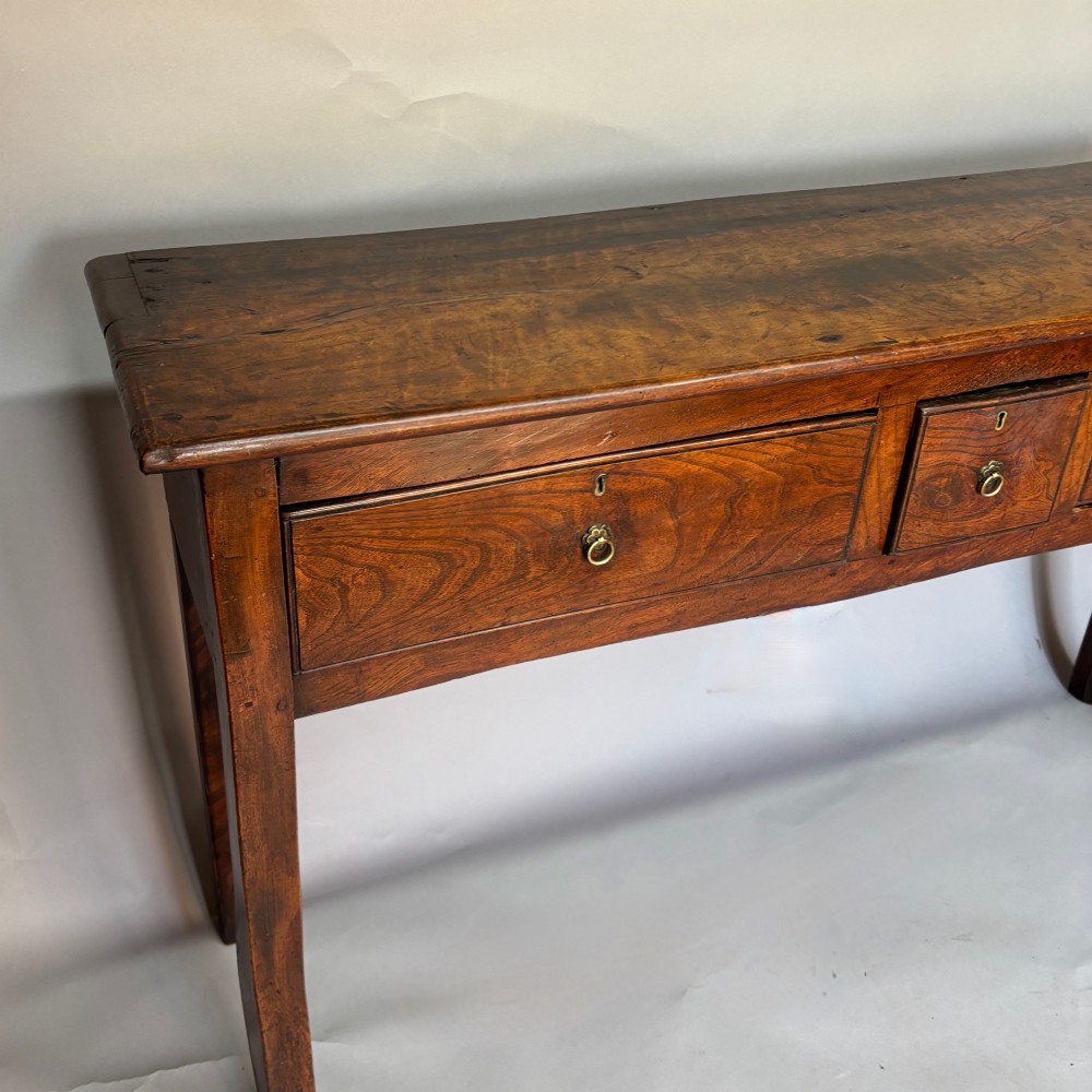 Nineteenth Century Elm and Sycamore Dresser Base View III