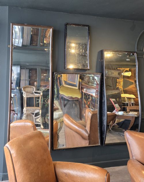 SET OF FOUR ORIGINAL GLASS CIRCUS MIRRORS - ADDITIONAL PHOTO 4