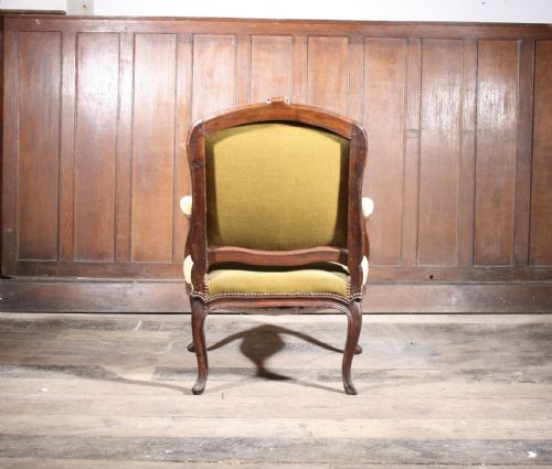 WALNUT 18TH CENTURY ARMCHAIR - ADDITIONAL PHOTO 2
