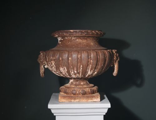 CAST IRON URN 'VAL D'OSNE FOUNDRY'