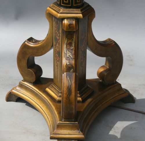 A CHINOISERIE STANDARD LAMP - ADDITIONAL PHOTO 1