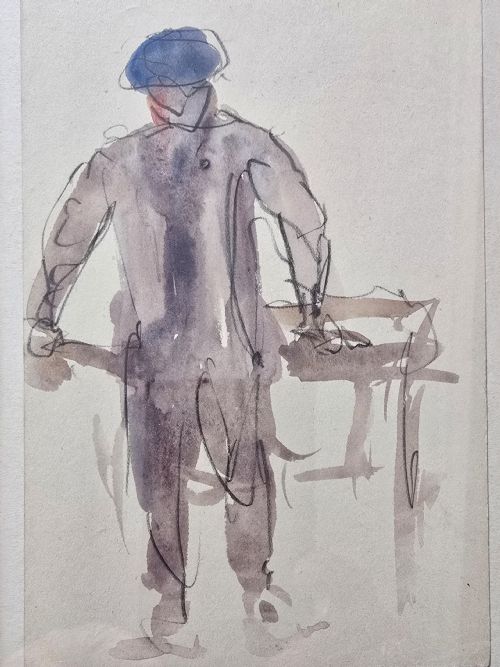 Irish Painting Michael Healy Original Watercolour