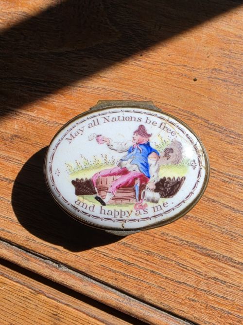 FINE BATTERSEA OR BILSTON ENAMEL C1790 - ADDITIONAL PHOTO 5