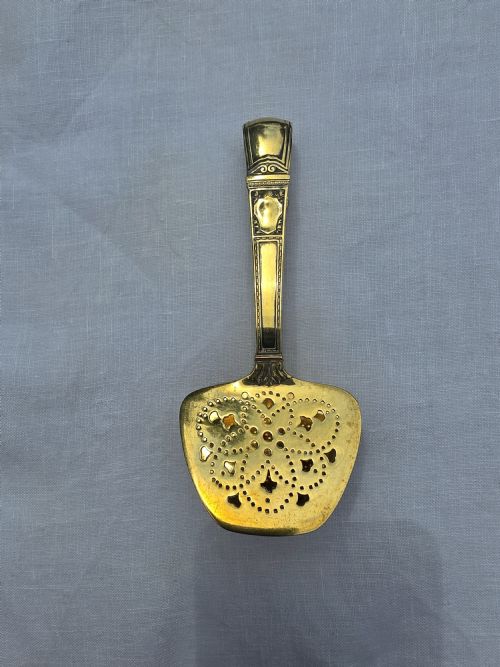 TIFFANY COMPANY SAN LORENZO 1916 PATTERN PASTRY OR SANDWICH SERVER SILVER GILT - ADDITIONAL PHOTO 9
