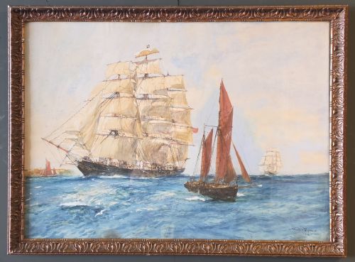 Charles Edward Dixon Original Watercolour 1934