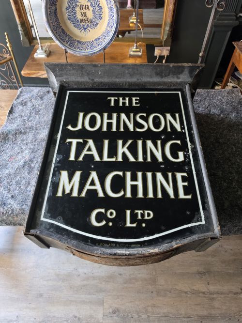 Double Sided Milk Glass Advertising Lightbox Circa.1920s