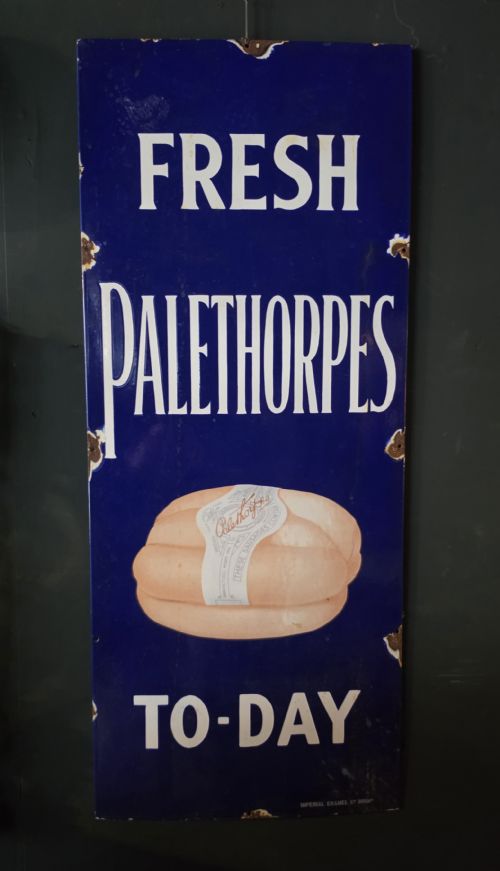 Antique Enamel Palethorpes Sausage Sign