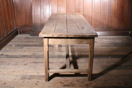 Large Antique Oak Farmhouse Table