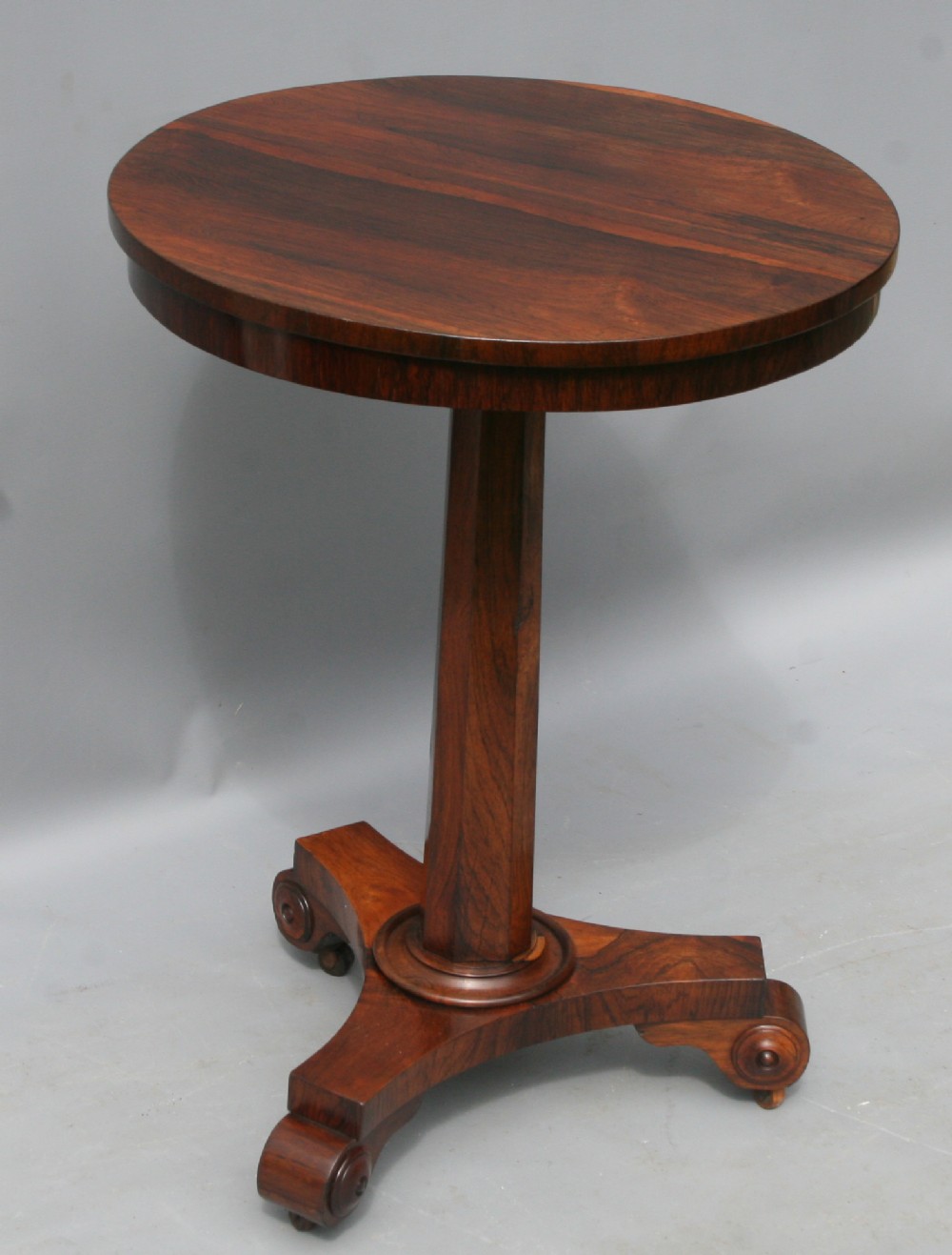A George IV Rosewood Lamp Table
