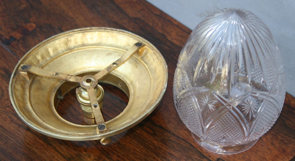 A late Victorian Cut Glass “Pineapple” Ceiling Light,  View II