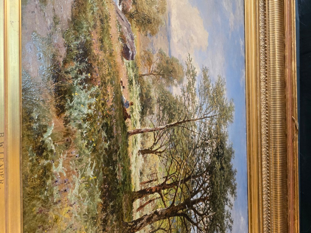 Benjamin Williams Leader 1884 Oil on Canvas View IV