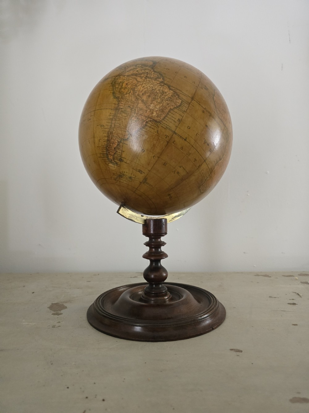 9 Inch Diameter Terrestrial Globe by Newton and Sons Chancery Lane London 1846
