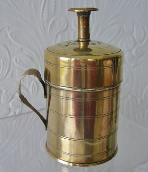 fig 2. Antique English Georgian Brass Bougie Box