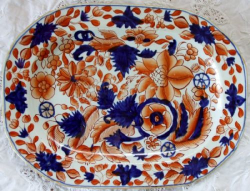 Antique English Georgian Mason's Ironstone Dish