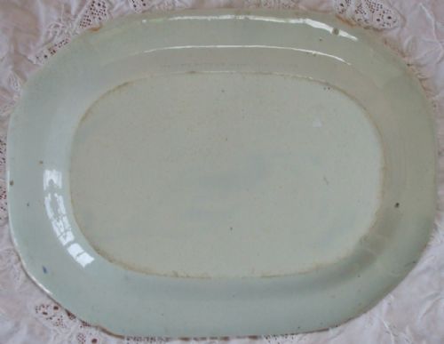 fig 1. Antique English Georgian Mason's Ironstone Dish