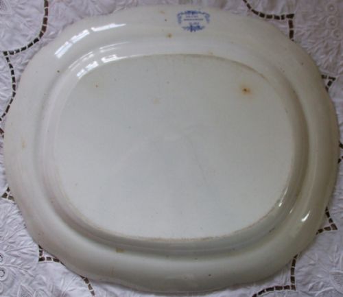 fig 1. Antique English Georgian Blue and White Transfer 