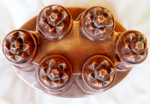 fig 2. Antique English Victorian Copper Jelly Mould