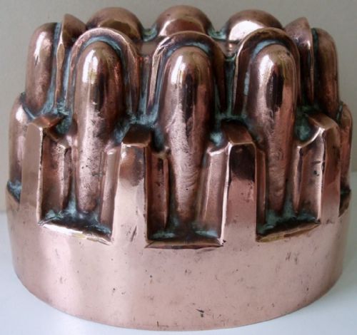Antique English Victorian Copper Jelly Mould