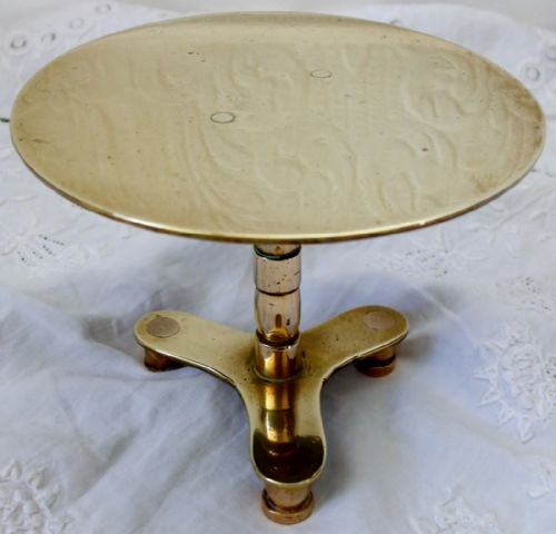 Antique English Georgian Brass Candle Reflector
