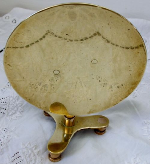 fig 2. Antique English Georgian Brass Candle Reflector
