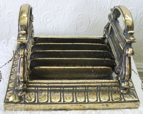 Antique English Victorian Brass Boot-scraper