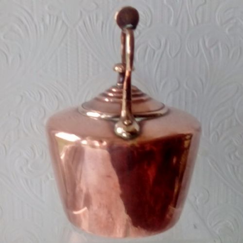 fig 1. Antique English Victorian Copper Kettle