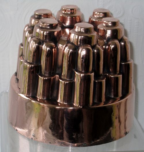Antique English Victorian Copper Jelly Mould