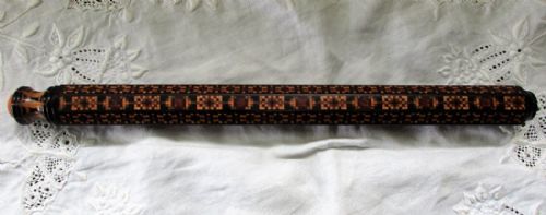 Antique English Victorian Tunbridge Ware Desk Accessory