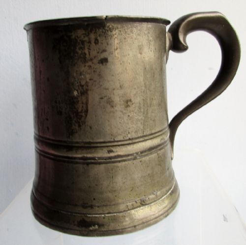 fig 1. Pair of Antique English Georgian Pewter