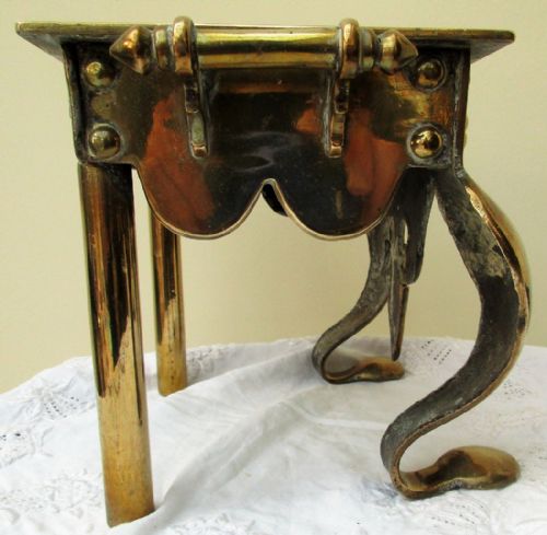 fig 1. Antique English Georgian Brass Model Footman