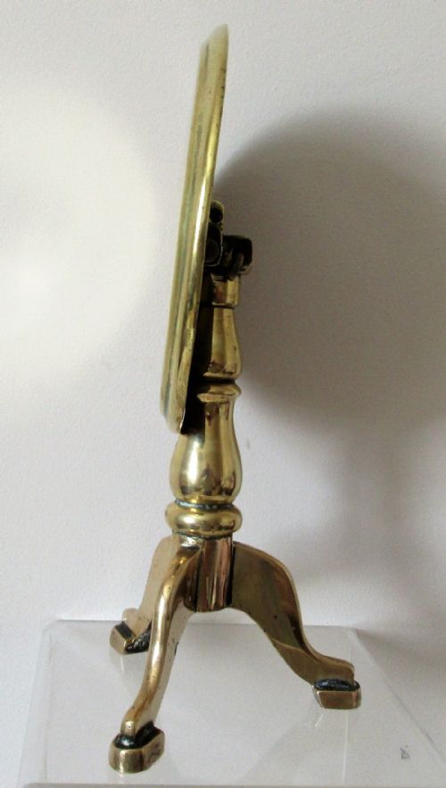 fig 1. Antique English Georgian Brass Candle Reflector