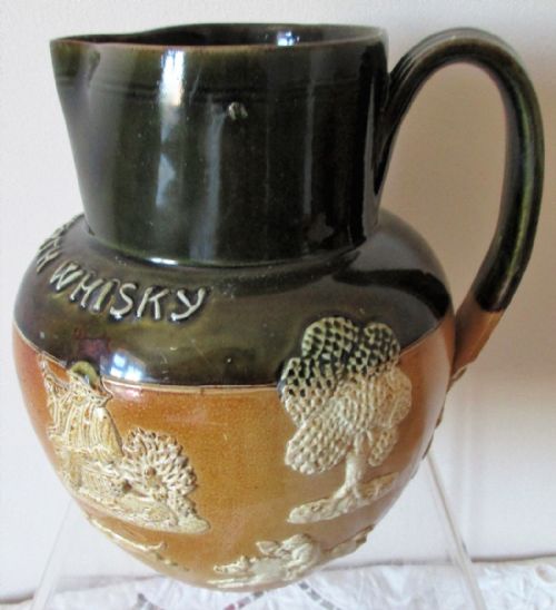 fig 1. Antique English Victorian Doulton Lambeth Stoneware 