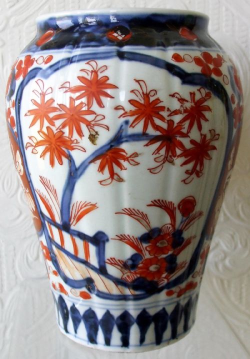 Antique Japanese Meiji Period Imari Vase