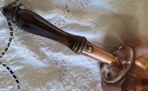 fig 1. Antique English Victorian Copper Dry Goods Scoop