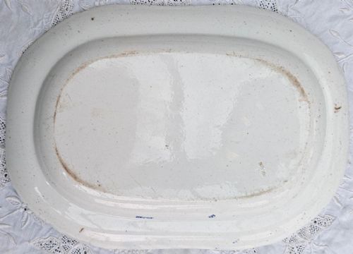 fig 1. Antique English Georgian Blue and White Transfer