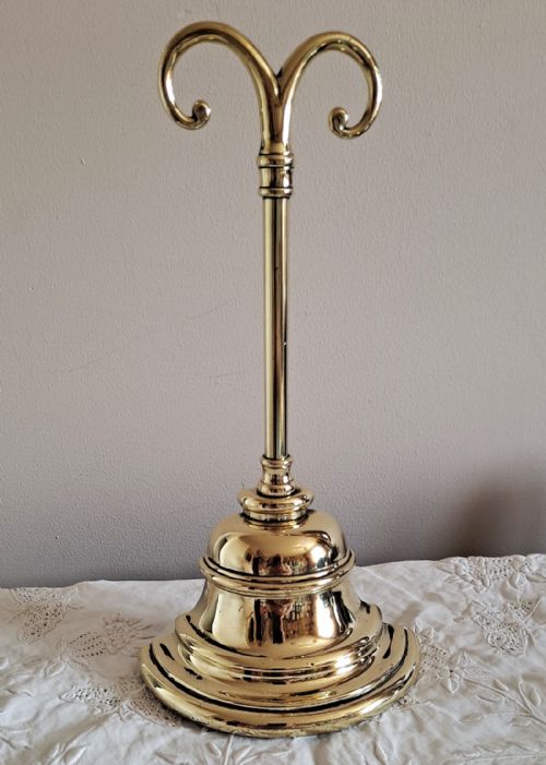 Antique English Victorian Brass Door Porter / Doorstop ~ William Tonks and Sons