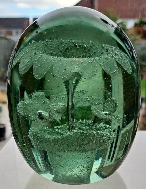 fig 2. Antique English Victorian Bottle-glass Flower-pot Dump