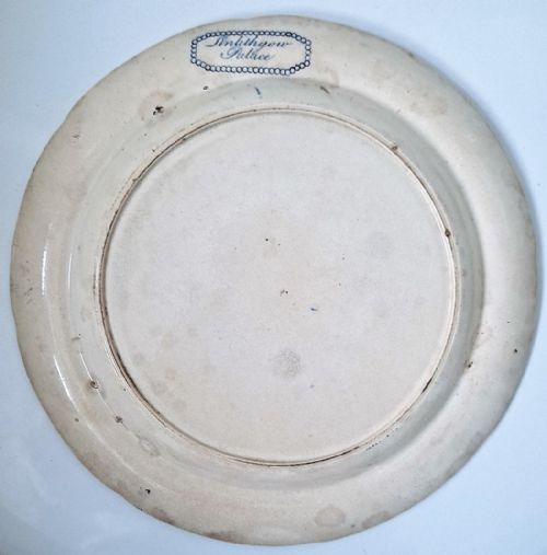 fig 1. Antique English Georgian Blue & White