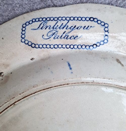 fig 2. Antique English Georgian Blue & White