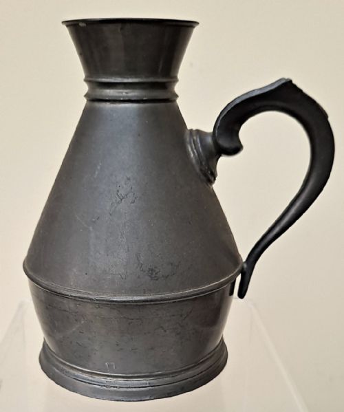 SET OF 4 ANTIQUE IRISH VICTORIAN PEWTER HAYSTACK MEASURES - ADDITIONAL PHOTO 6