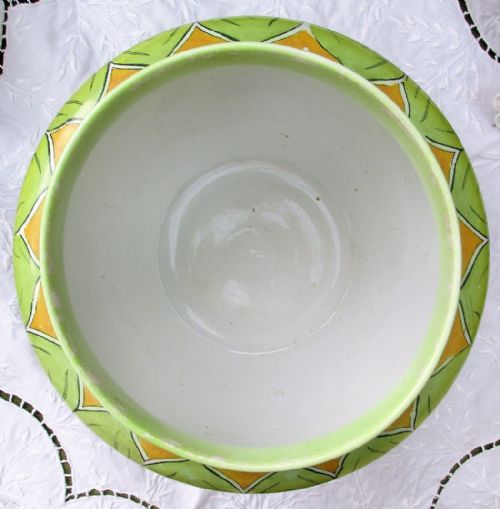 ANTIQUE ENGLISH VICTORIAN ART NOUVEAU JARDINIERE - ADDITIONAL PHOTO 4