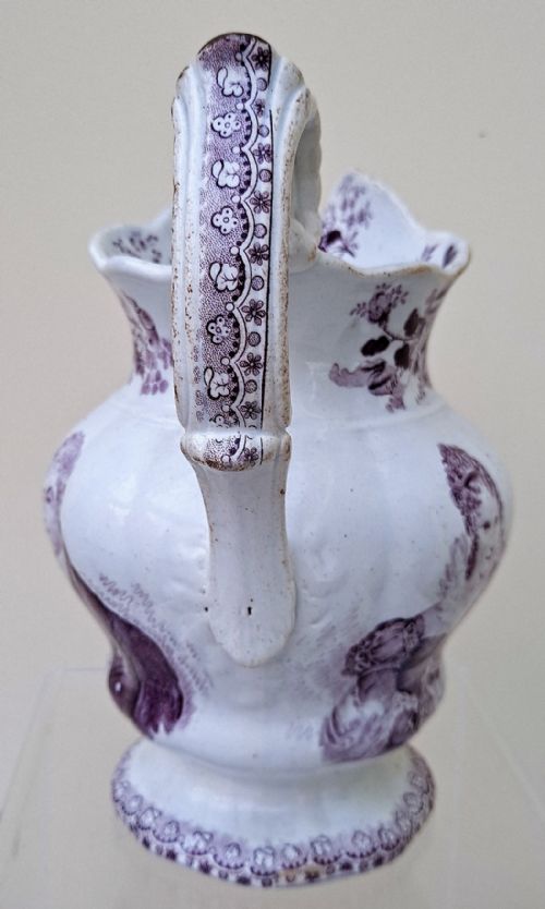 fig 1. Royal Coronation Commemorative Jug ~ King William IV & Queen Adelaide