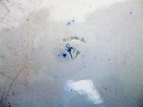 fig 2. Antique English Georgian Blue and White Transfer 