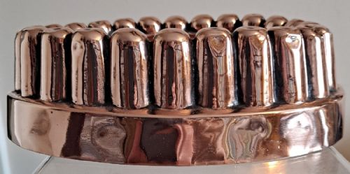 fig 1. Antique English Victorian Copper Kitchen Mould ~ Benham & Froud