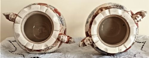 PAIR OF ANTIQUE JAPANESE MEIJI PERIOD SATSUMA VASES - ADDITIONAL PHOTO 4