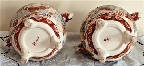 PAIR OF ANTIQUE JAPANESE MEIJI PERIOD SATSUMA VASES - ADDITIONAL PHOTO 5