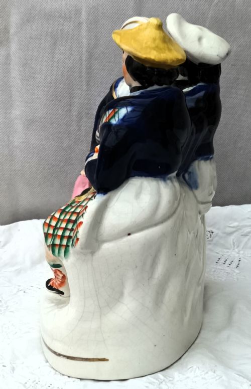 fig 1. Antique Victorian Staffordshire Figure