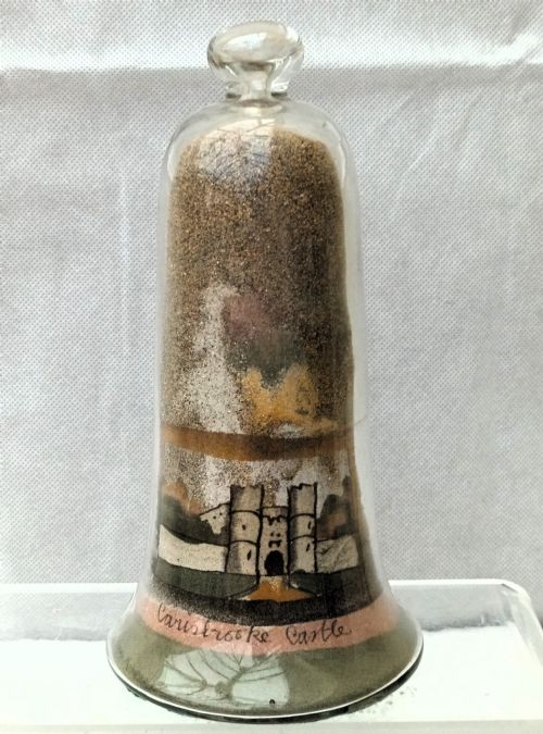 Antique Victorian Alum Bay Sand Bell